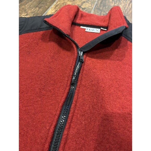 Ibex Womens Vest Full Zip Wool Size medium Outdoor Hiking Nature gorpcore USA - Picture 8 of 8
